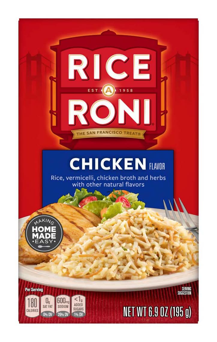 Rice-A-Roni Rice Vermicelli Chicken Broth And Herbs Chicken Flavor 6.9 Oz