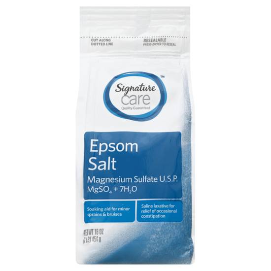 Signature Care Epsom Salt Magnesium Sulfate U.s.p (16 oz)