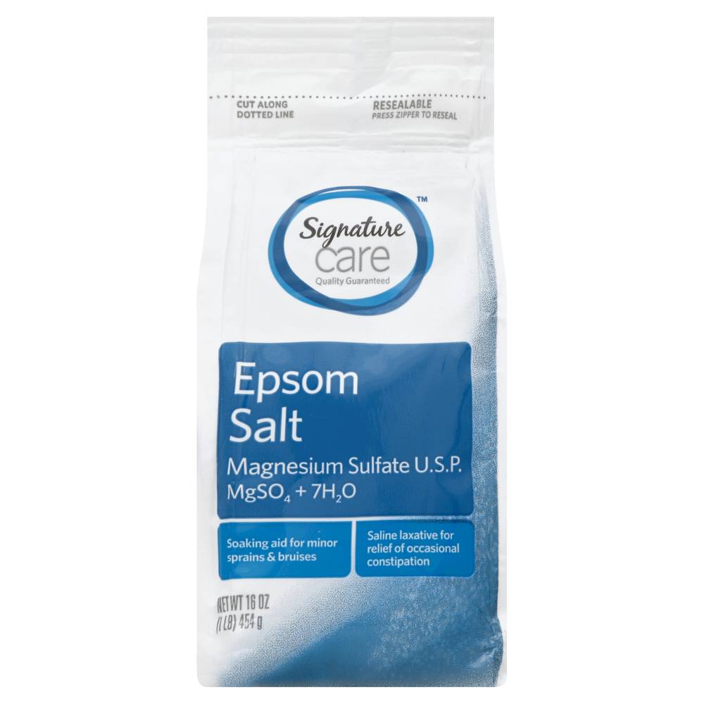 Signature Care Epsom Salt Magnesium Sulfate U.s.p (1 lbs)