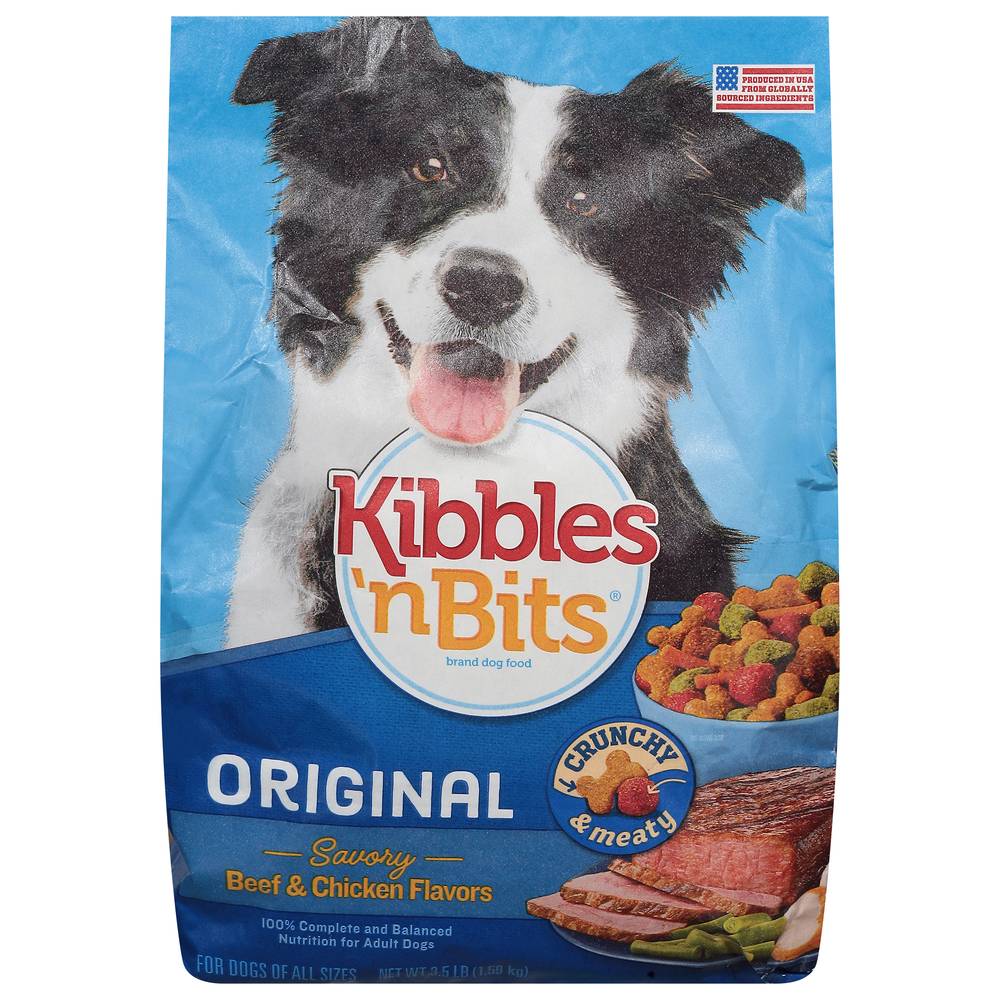 Kibbles 'N Bits Original Dry Adult Dog Food (3.5 lbs)