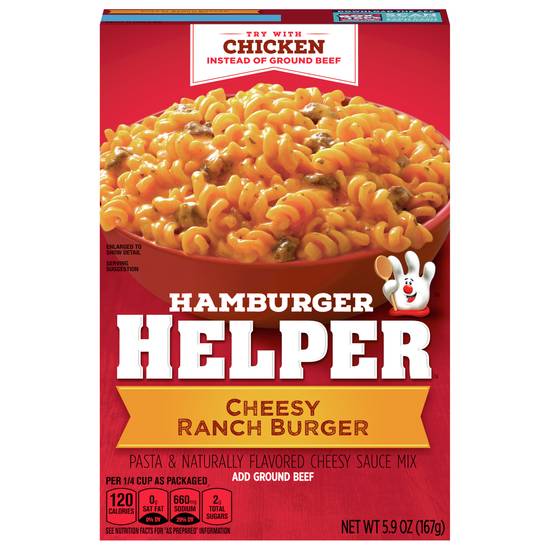 Hamburger Helper Cheesy Ranch Burger Macaroni