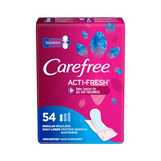 Carefree Acti-Fresh Panty Liners To Go, 54 CT