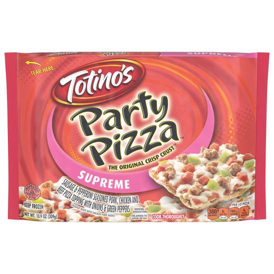 Totino's Supreme Party Pizza the Original Crisp Crust