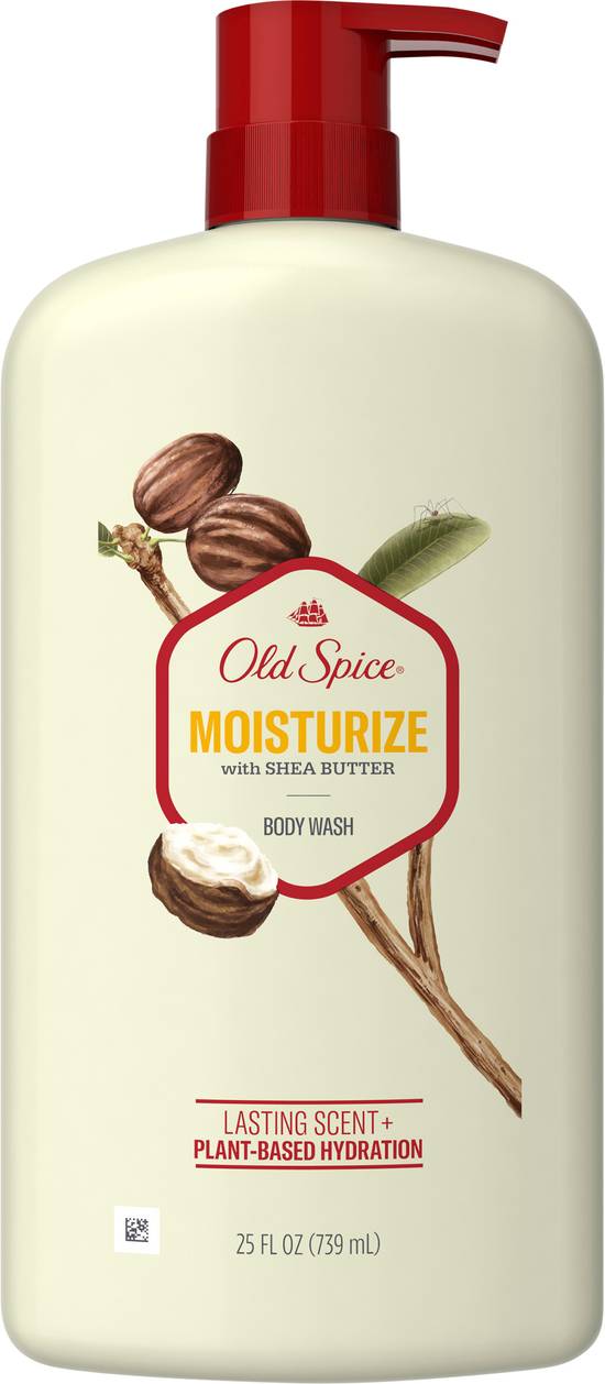 Old Spice Moisturize Body Wash For Men With Shea Butter (25 oz)