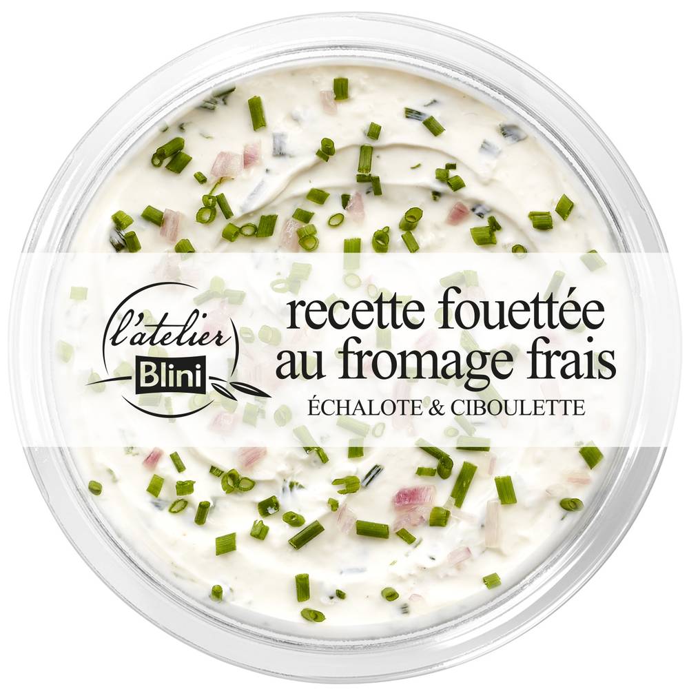 L'atelier Blini - Recette fouettée au fromage frais (140g)