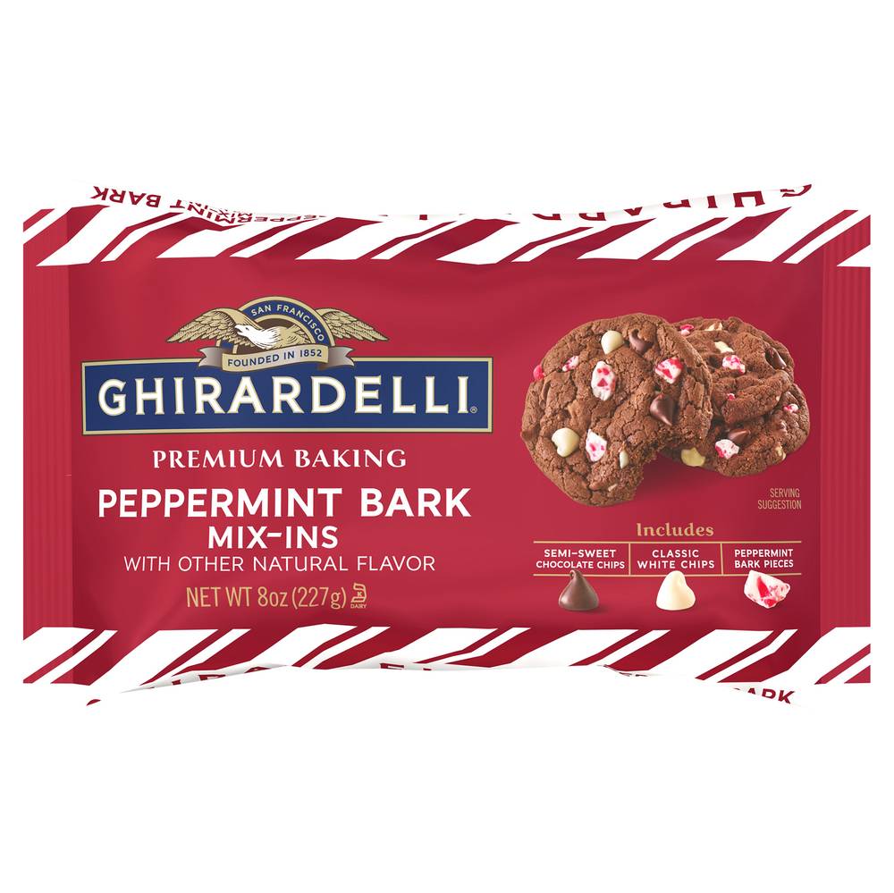 Ghirardelli Premium Baking Bark Mix-Ins, Peppermint (8 oz)