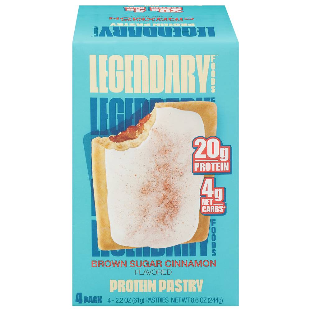 Legendary Foods Brown Sugar Cinnamon Flavored Protein Pastry (8.6 oz)