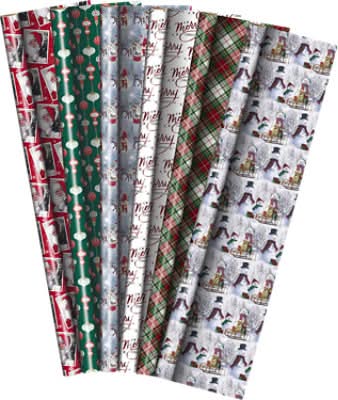 Signature Select Traditional Holiday Wrap, 90 Sq ft x 40 in