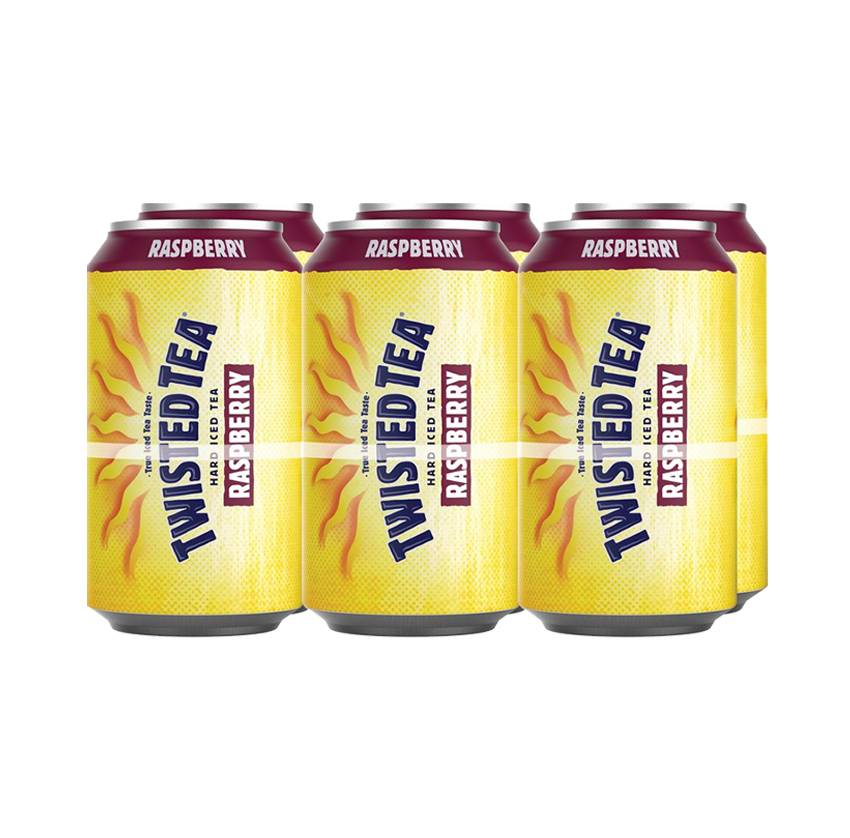 Twisted Tea Iced Tea (6 pack, 355 ml) (Raspberry)