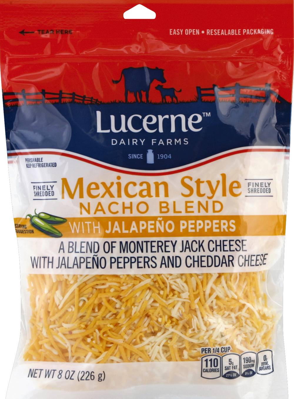 Lucerne Shredded Cheese Lucerne Mexican Cheese Blend Lucerne