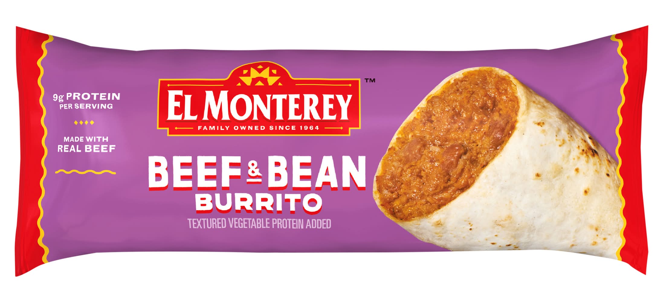 El Monterey Beef & Bean Burrito Single Serve (4 oz)