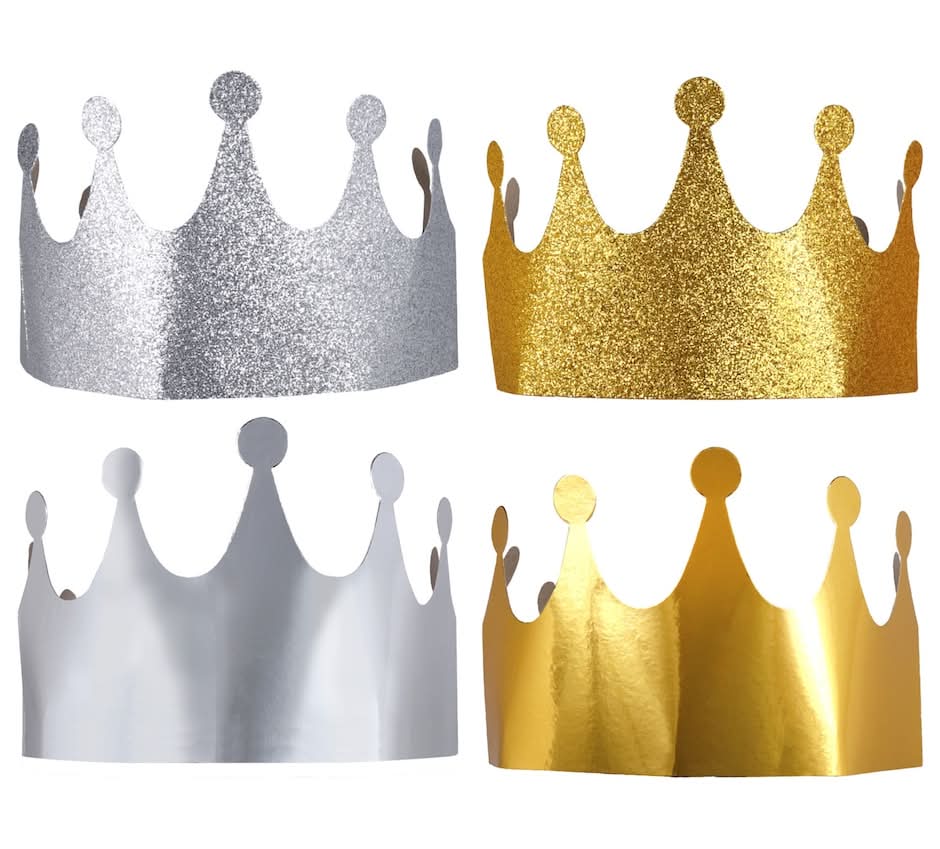 Jot Paper Sparkle Party Crowns Ages 3+ (5 ct)