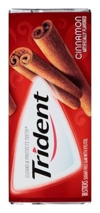 Trident Sugar Free Gum with Xylitol Cinnamon 26.6g Box