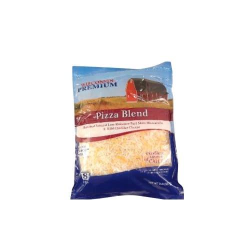 Wisconsin Premium Pizza Shredded Cheese Blend (2 lbs)