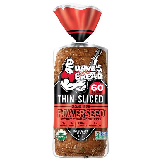 Dave's Killer Bread Thin Sliced Powerseed Organic Bread