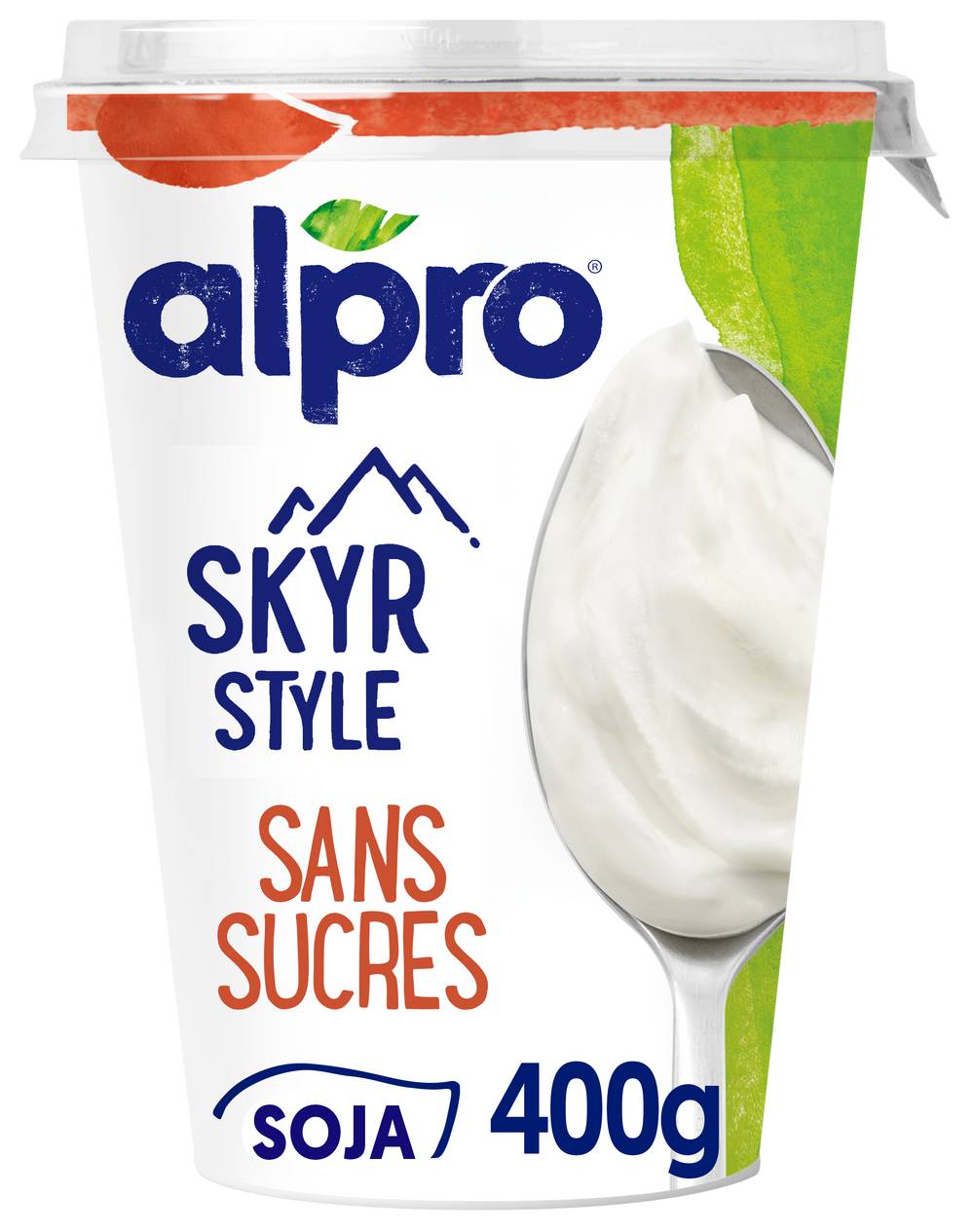 Alpro - Skyr nature base soja sans sucres ajoutés (400g)