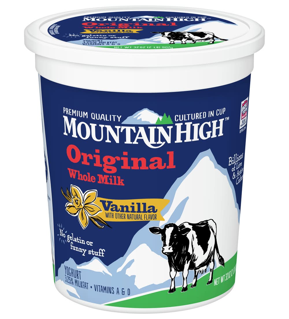 Mountain High Vanilla Yogurt (32 oz)