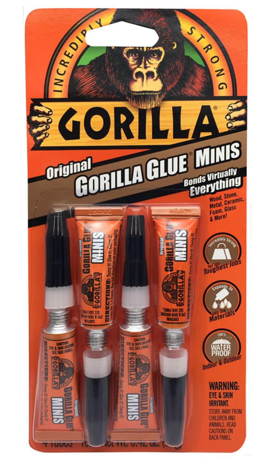 Gorilla High Strength Glue Tan Original Gorilla Glue 0.42 Oz