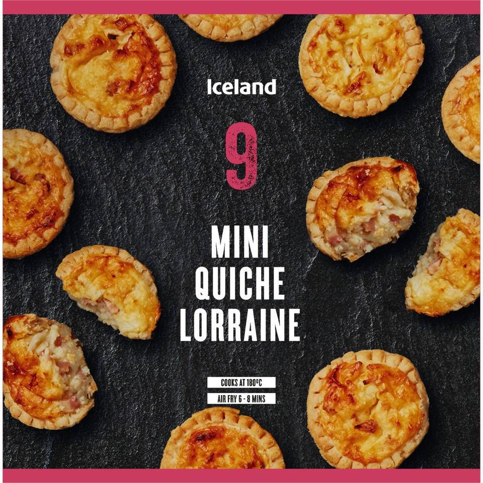 Iceland Mini Quiche Lorraines (9 pack)