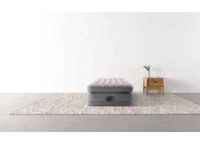 Intex Dual Layer Air Mattress With Built-In Pump, Twin