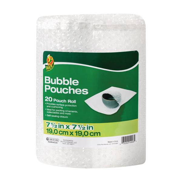 Duck Brand Bubble Pouches on a Roll Clear (20 ct)