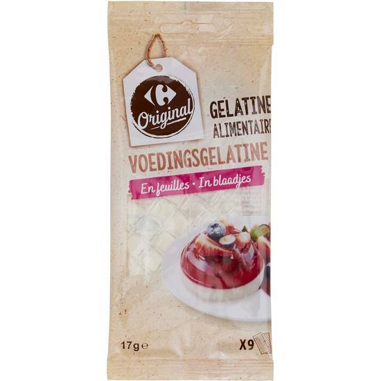 Carrefour Original - Gélatine alimentaire en feuilles (9)