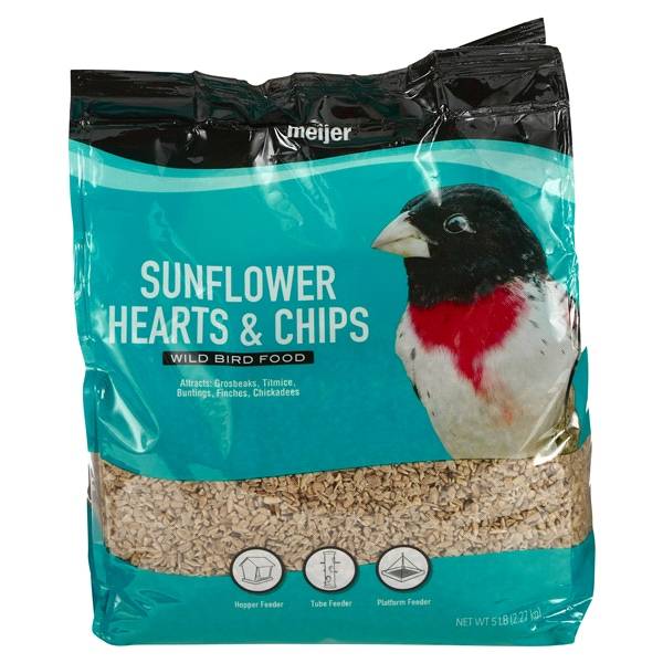 Meijer Sunflower Hearts & Chips Wild Bird Food, 5 lb