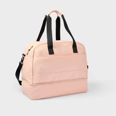 Open Story Weekender Bottom Bag, Pink
