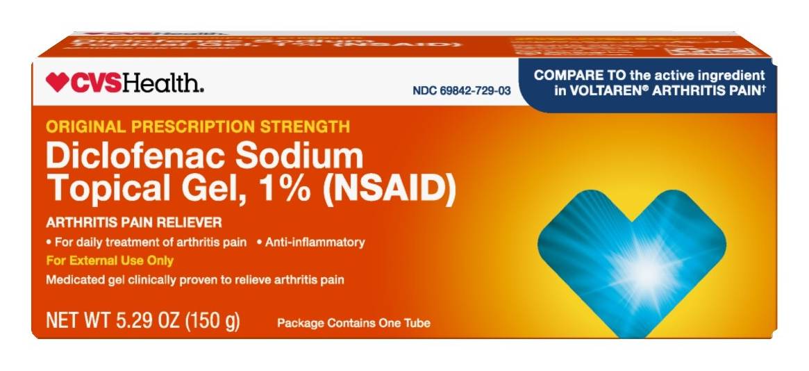 CVS Health Arthritis Pain Relief Diclofenac Sodium Topical Gel (5.29 oz)