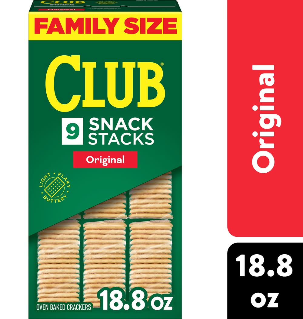 Club Original Snack Crackers (18.8 oz, 9 ct)