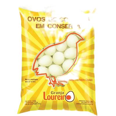 Granja loureiro ovos de codorna em conserva (900 g)