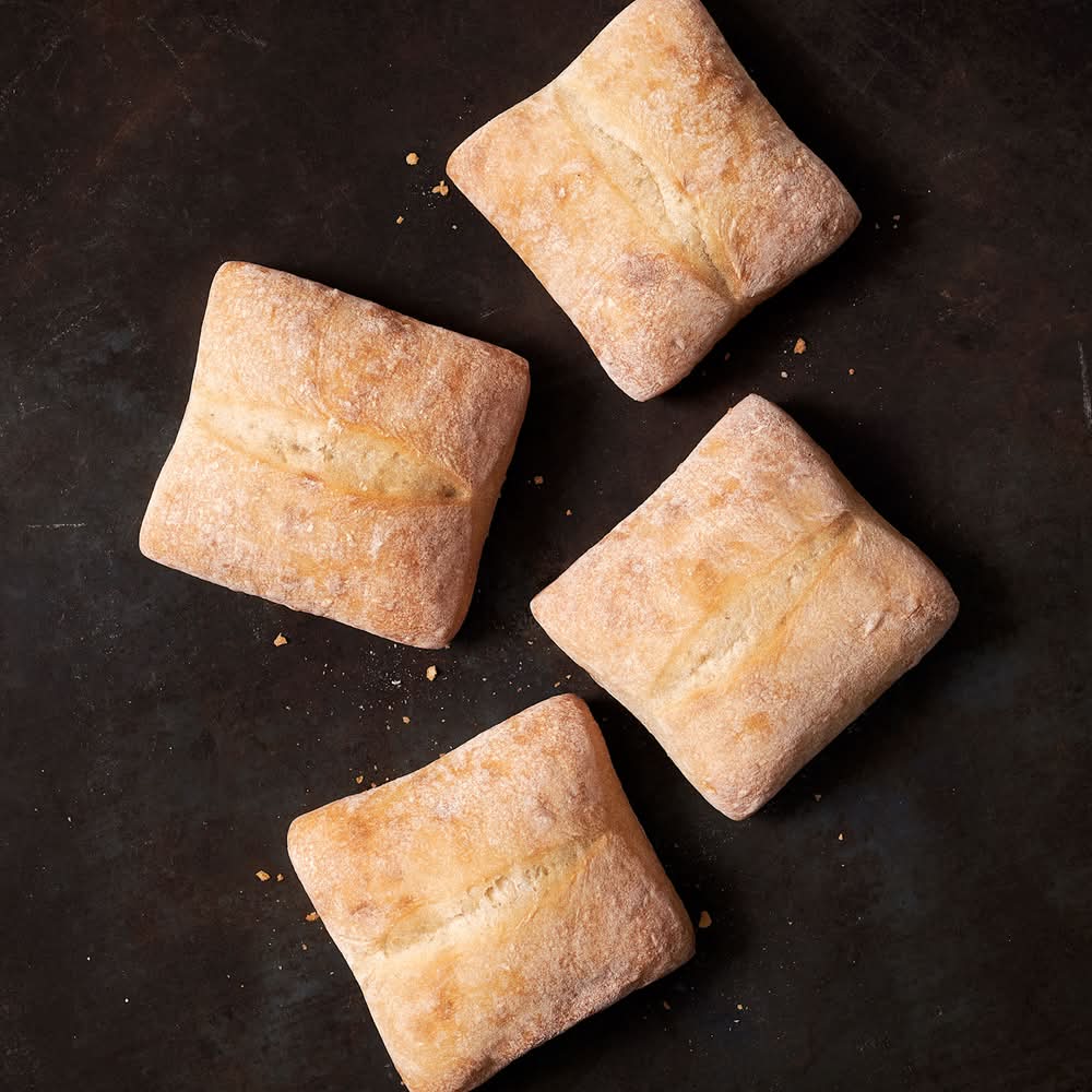 Wild Fork Foods Ciabatta Sandwich Rolls (11.2 oz, 4 ct)