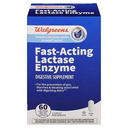 Walgreens Lactose Fast Acting Relief Caplets