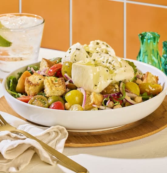 NEW - BURRATA PANZANELLA SALAD