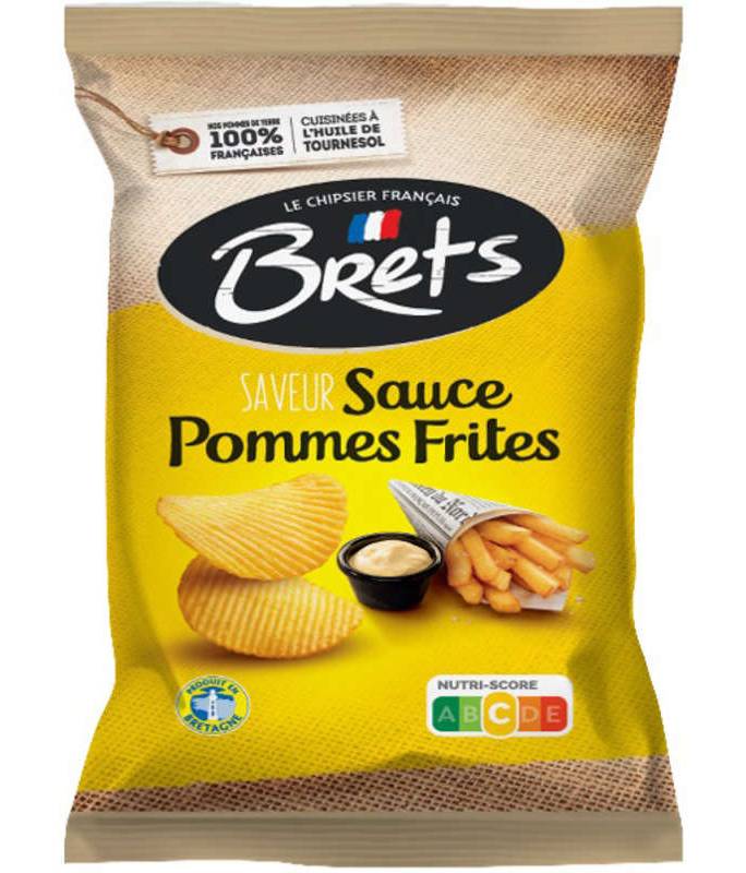 Bret's Chips Saveur sauce Pommes Frite 125g