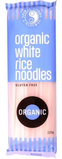 Spiral Organic White Rice Noodles 225g