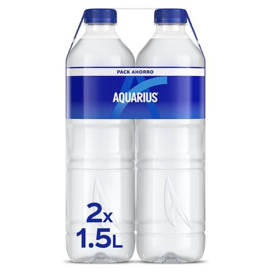 Bebida refrescante de limón Aquarius botella 2 x 1.5 l