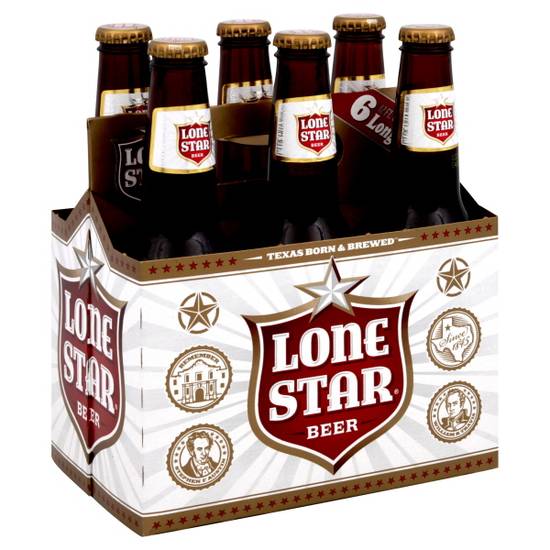 Lone Star Texas Lager Beer (6 ct, 12 fl oz)