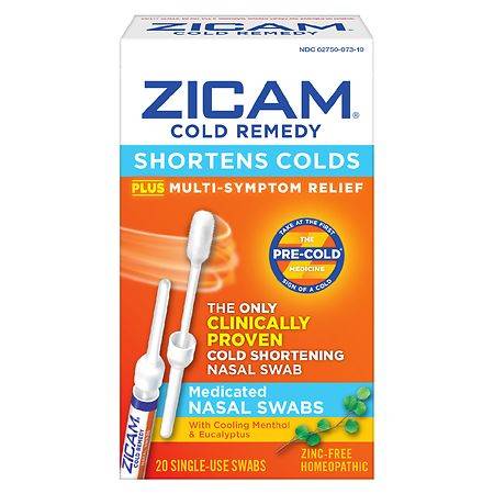 Zicam Zicam Nasal Swabs 20s - 20.0 ea