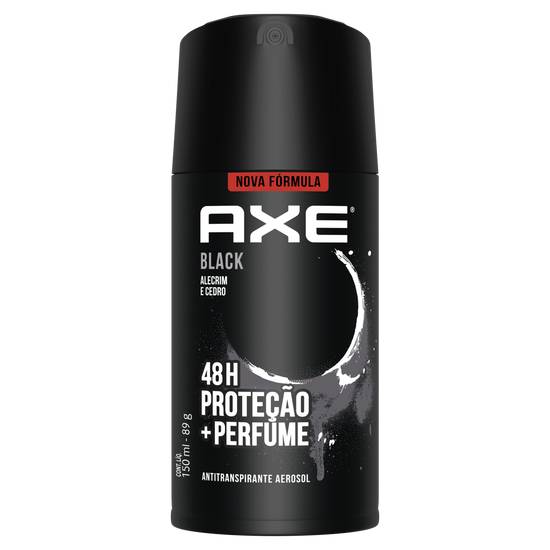 Axe desodorante aerossol black alecrim e cedro 48h proteção + perfume (150 ml)