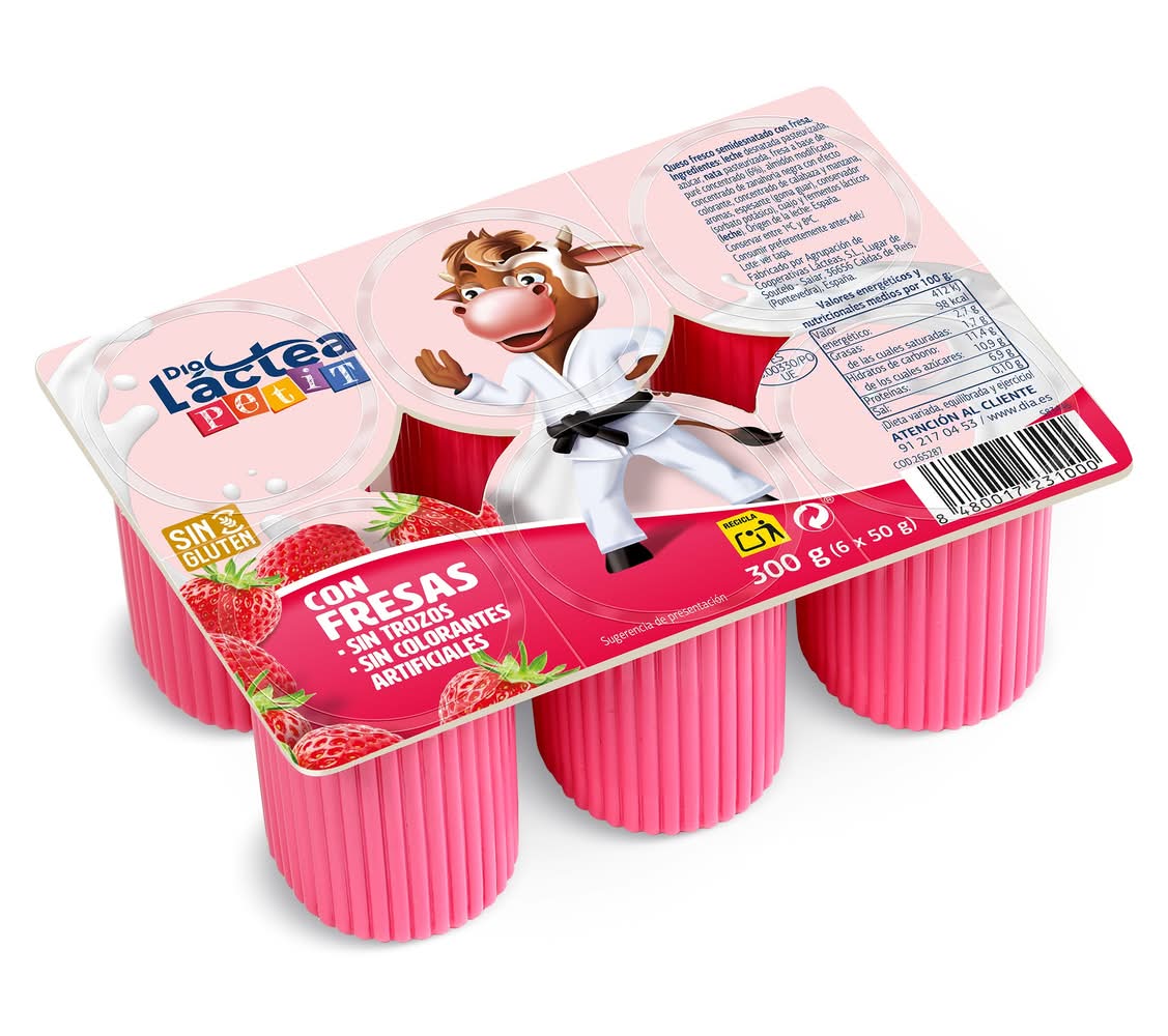 Petit De Fresa Dia Láctea Pack 6 X 50 G