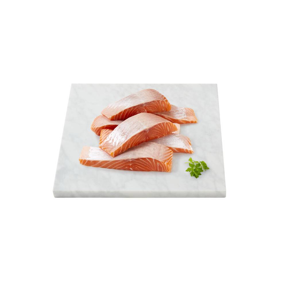 Coles Deli Fresh Tasmanian Salmon Portions Skin Off (250g)