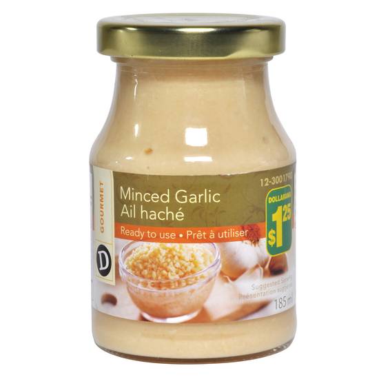 D Gourmet Minced Garlic (200mL/185mL)