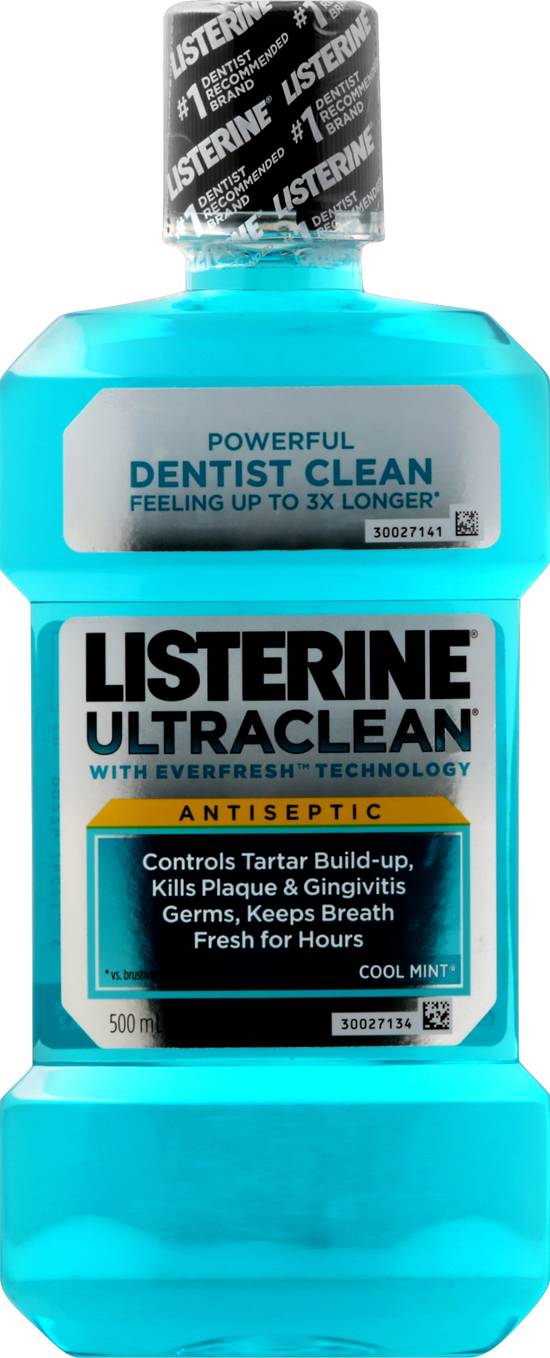 Listerine Ultraclean Cool Mint Antiseptic Mouthwash