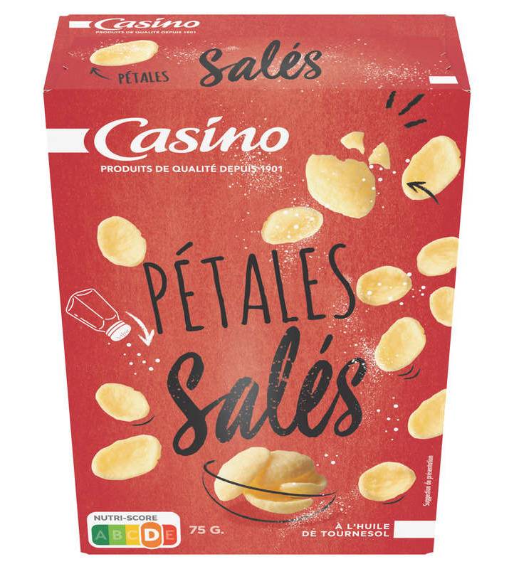 Casino Pétales - Biscuits apéritifs - Goût salé - 75g
