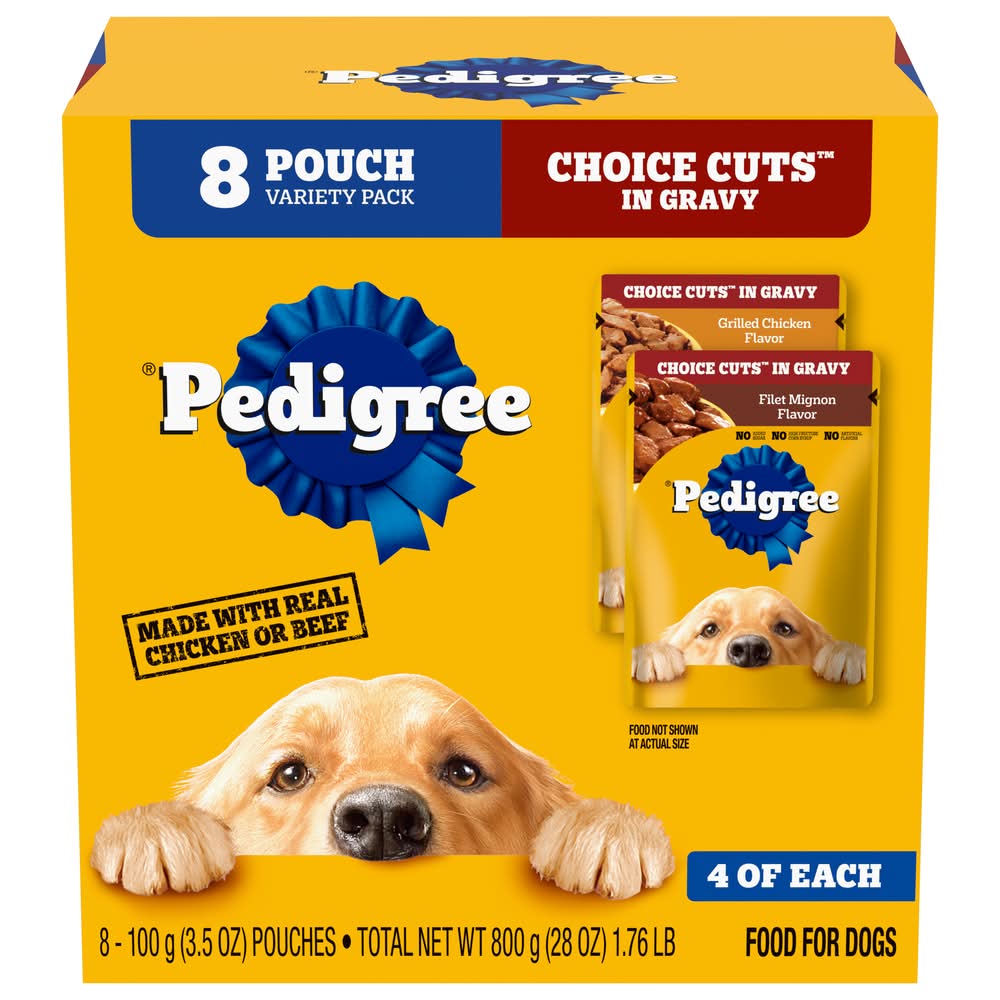 Pedigree Dog Food Variety pack (28 oz, 8 ct)