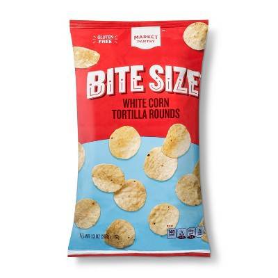 Market Pantry Bite Size White Corn Tortilla Rounds (13 oz)