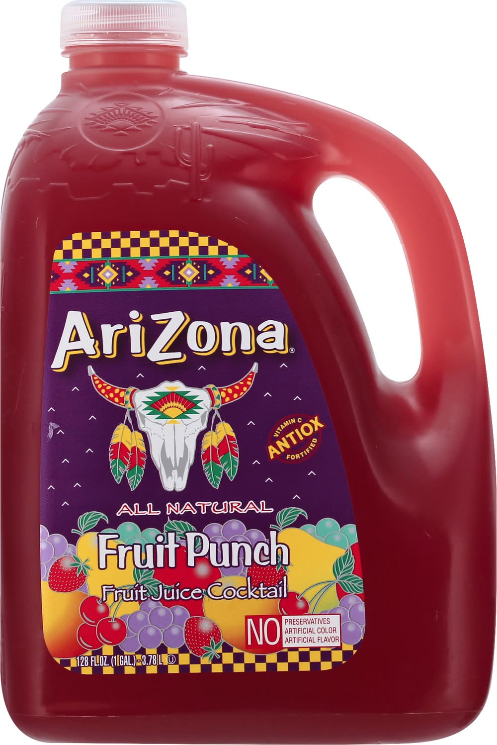 AriZona All Natural Juice Cocktail, Fruit Punch (128 fl oz)