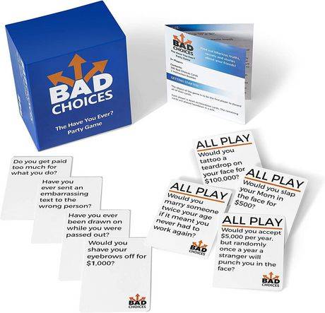 Bad Choices - The Have You Ever? Adult Party Game