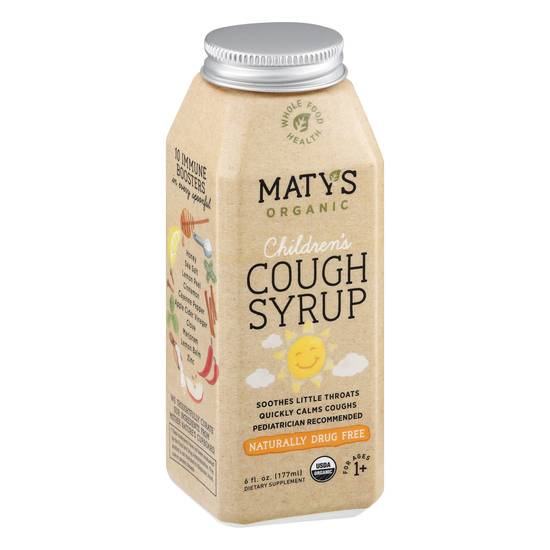 Maty's Organic Children's Cough Syrup For Ages 1+